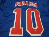 Artemi Panarin of the NY Rangers signed autographed hockey jersey PAAS COA 500