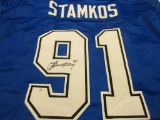 Steven Stamkos of the Tampa Bay Lightning signed autographed hockey jersey PAAS COA 636