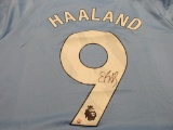Erling Haaland of the Manchester City signed autographed soccer jersey PAAS COA 928