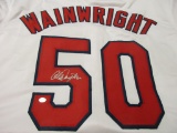 Adam Wainwright of the St Louis Cardinals signed autographed baseball jersey PAAS COA 880