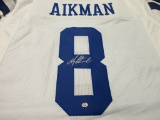Troy Aikman of the Dallas Cowboys signed autographed football jersey PAAS COA 771