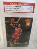 Michael Jordan Bulls 1992-93 Fleer Ultra Dunk Rank '16 #216 graded PAAS NM-MT 8.5