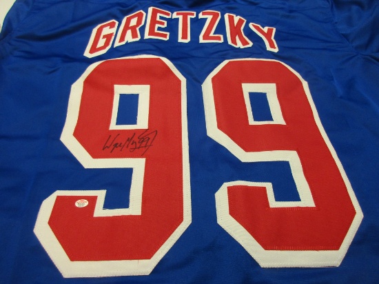 Wayne Gretzky of the NY Rangers signed autographed hockey jersey PAAS COA 313