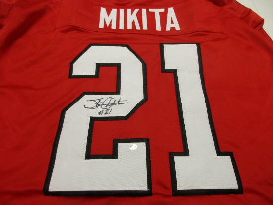 Stan Mikita of the Chicago Black Hawks signed autographed hockey jersey PAAS COA 707