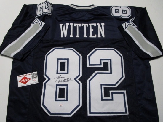 Jason Witten of the Dallas Cowboys signed autographed football jersey PAAS COA 575