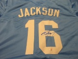 Bo Jackson of the Kansas City Royals signed autographed baseball jersey PAAS COA 949
