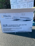 Winflo 30 In Stainless Steel Non Ducted Under Cabinet Range Hood
