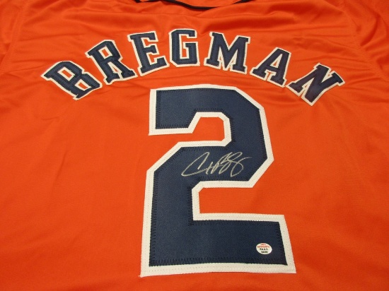 Alex Bregman of the Houston Astros signed autographed baseball jersey PAAS COA 299
