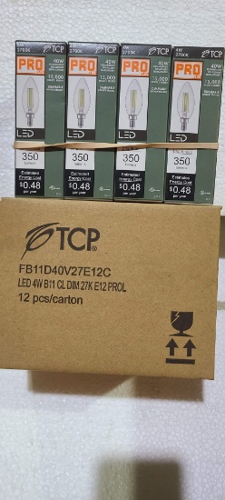 TCP Pro 40 Watt LED Light Bulb / Brand New in Master Cases of (12) bulbs per case. We are selling th