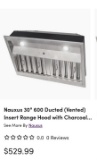 NAUXUS Mode; NX-Hood30 Range Hood Insert / Brand New 30