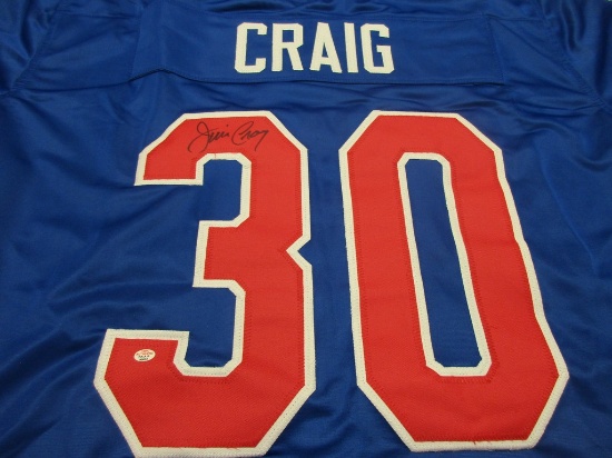 Jim Craig of TEAM USA signed autographed hockey jersey PAAS COA 052