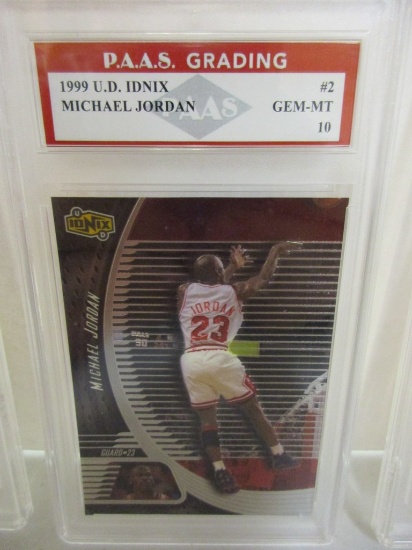 Michael Jordan Chicago Bulls 1999 Upper Deck Ionix #2 graded PAAS Gem Mint 10