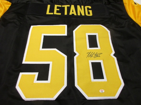 Kris Letang of the Pittsburgh Penguins signed autographed hockey jersey PAAS COA 689 | Online 