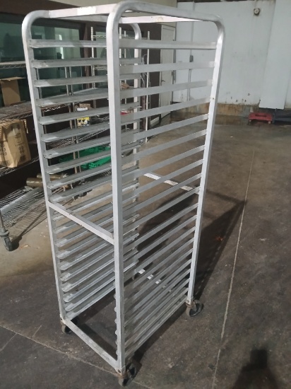 Alluminum Rolling Sheet Pan Rack / Meat Rack - Please see pics for ...