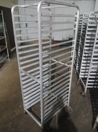 Alluminum Rolling Sheet Pan Rack / Meat Rack - Please see pics for ...