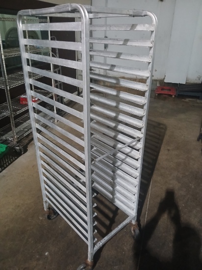 Alluminum Rolling Sheet Pan Rack / Meat Rack - Please see pics for ...