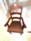 Upholstered Seat Captains Chair
