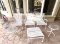 Lot: Patio Furniture Consisting of: (3) Matching Chairs, (2) Matching Tables, (1) Ottoman and (1) St