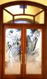 Front Entry Doors, Beautifully Etched 84