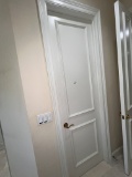 Interior Hardwood Door Going Into Toilet Area, 36
