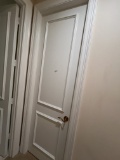 Interior Hardwood  Door To One Side Master Closet System