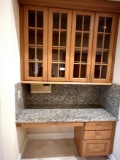 Granite Top Counter System with Drawers and Upper Cabinets Cabinets:58