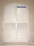 Full Bahama Shutter for Dining Room Window, 108