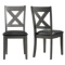 Picket House Furnishings Alexa Standard Height Side Chair Set In Gray DAX400SC