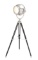 Spotlight Floor Lamp Silver Chrome Tripod Easel Home Decor 24851