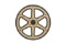 Stylish And Classic Inspired Toscana Wood Movie Reel A Wall Home Accent Decor
