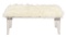 GwG Outlet Acrylic White Fur Bench 48