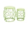 Contemporary and Modern Inspired Delightful Set Of 2 Metal Stool Home Decor