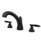 Kingston Brass Georgian Roman Tub Faucets In Oil Rubbed Bronze Finish KS4325GL