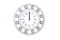 Acme Wall Clock in Mirrored Finish 97405