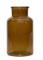 Melrose Glass Set Of 2 Vase With Brown Finish 82382DS