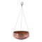 Melrose Metal Hanging Planter With Copper Crackle Finish 85208DS