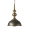 Mercana Capsa Gold Toned Metal Dome Pendant Light 65267