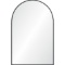 Renwil Waren Iron And Glass Arch Mirror With Matte Black Finish MT2451
