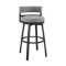 Armen Living Encinitas Patio Counter Height Swivel Bar Stool LCECBAGR26