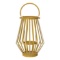 Stratton Home Decor Yellow Metal Lantern S30874