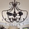 Warehouse Of Tiffany Lasmin Antique Bronze 31-Inch 3-Blade Fandelier CFL-8460AB