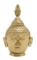 Traditional And Modern Style Aluminum Buddha Head Home Decor 16479