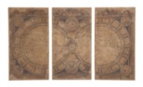 Traditional And Modern Inspired Classic Set Of 3 Wood Wall Panel Home Decor