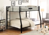 Acme Full XL/Queen Bunk Bed in Sandy Black Finish 38005