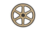 Stylish And Classic Inspired Toscana Wood Movie Reel A Wall Home Accent Decor
