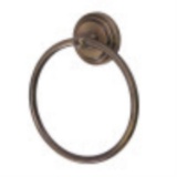 Kingston Brass Milano Towel Ring With Antique Brass Finish BA2714AB