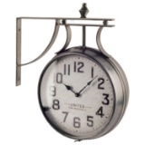 Mercana Lindsay Round Large Industrial Wall Clock 63160