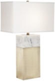 Pacific Coast Lighting Metal And Resin Table Lamp With Brass Plated 1W570