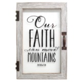 Stratton Home Farmhouse Wall Art In Distressed White And Black Finish S12911