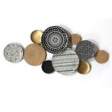 Stratton Home Decor Boho Medley Plates Wall Decor S21046